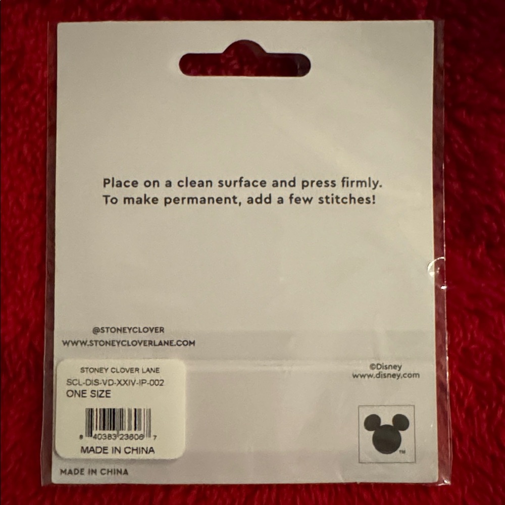 Stoney Clover Lane Disney Mickey Hands Heart Patch - Picture 2 of 2